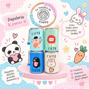 Toallitas húmedas mini lata animal